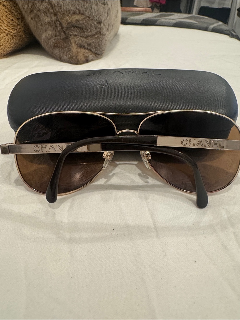 CHANEL Sunglasses Collection Miroir Gold Vintage - Picture 2 of 7